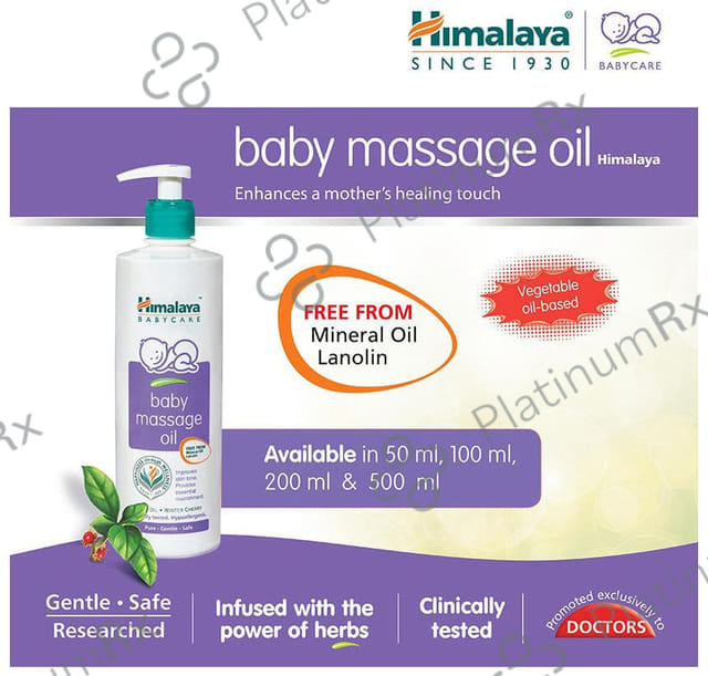Himalaya Baby Massage Oil with Olive Oil 500ml