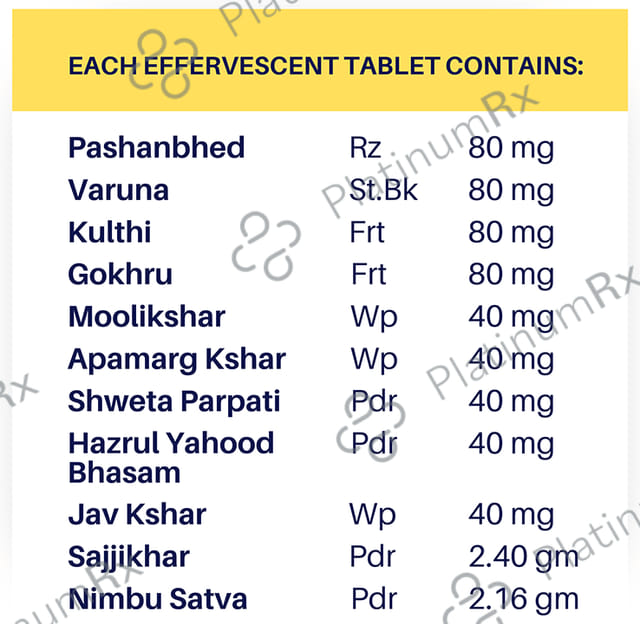 Cureayu Centofizz Effervescent Tablet Tablet