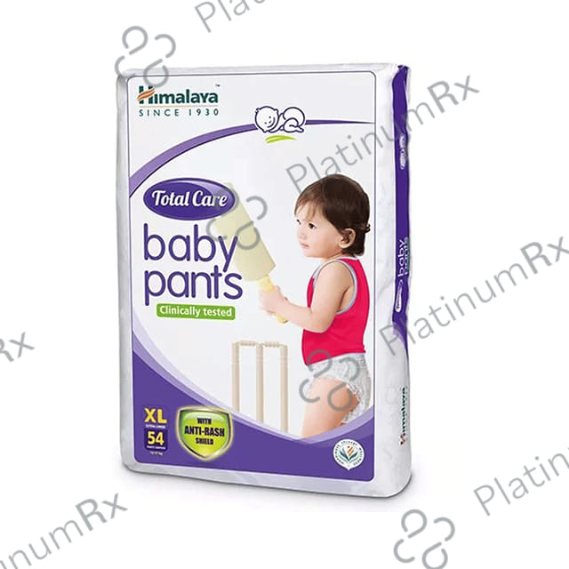 Himalaya Total Care Baby Pants - With Anti-Rash Shield & Wetness Indicator - Size XL 54 diapers