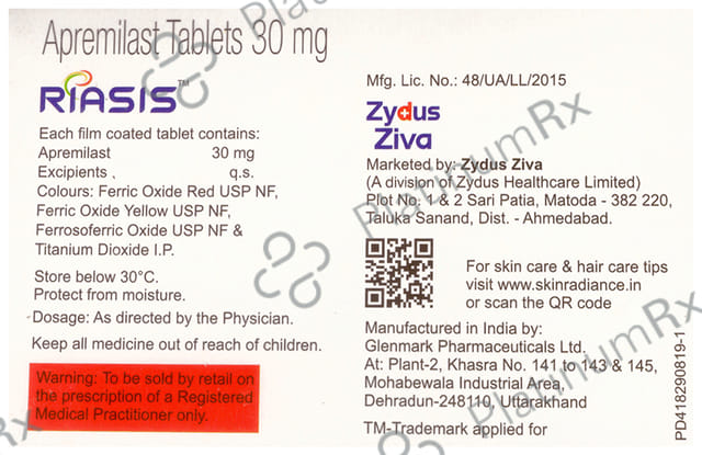 Riasis 30mg Tablet