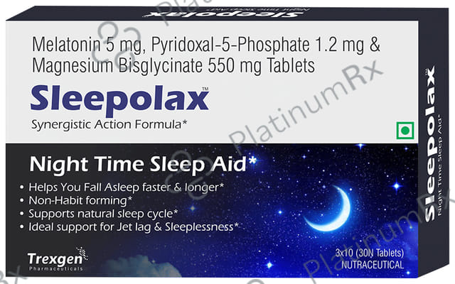 Trexgen Sleepolax Sleep Aid Tablet