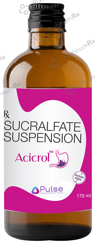 Acicrol 500mg Oral Suspension Sugar Free 170ml