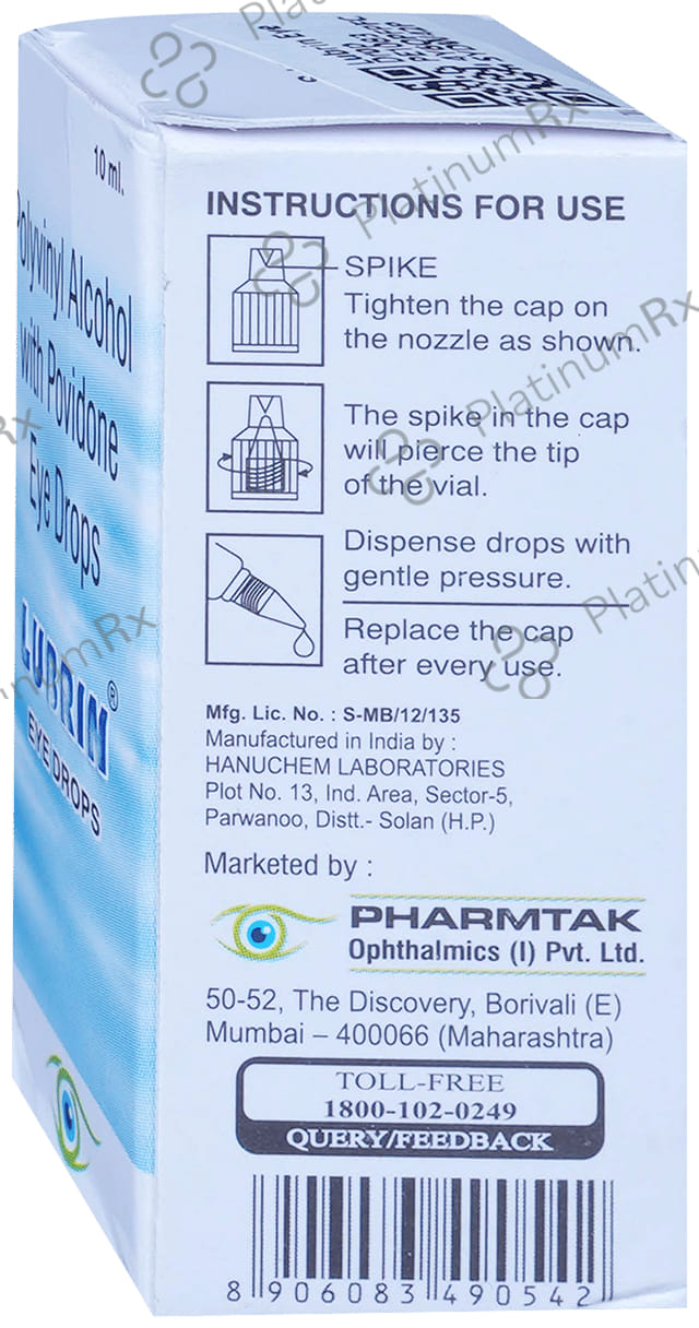 Lubrin Eye Drop 10ml