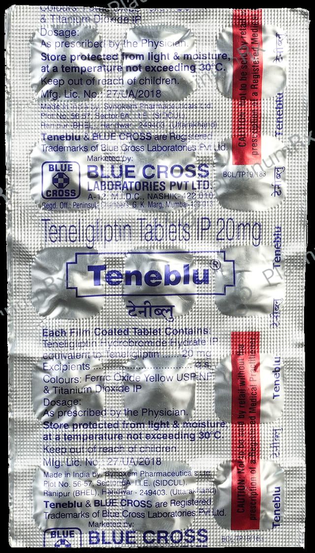 Teneblu 20mg Tablet 15s