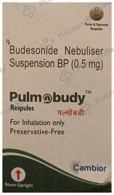 Pulmobudy 0.5mg Respules 5X2ml