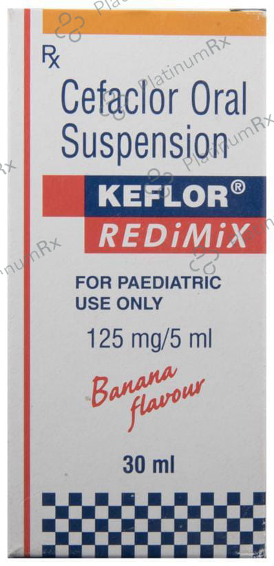Keflor Redimix 125mg Banana Oral Suspension 30ml
