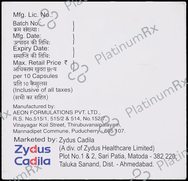 Ocid L 40/75mg Capsule PR 10s
