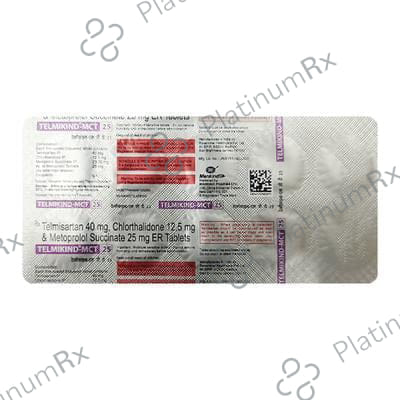 Telmikind MCT 25/40/12.5mg Tablet 10s