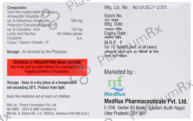 Amoxyflux-LB 625 Tablet