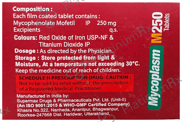 Mycoplasm M 250mg Tablet 10s