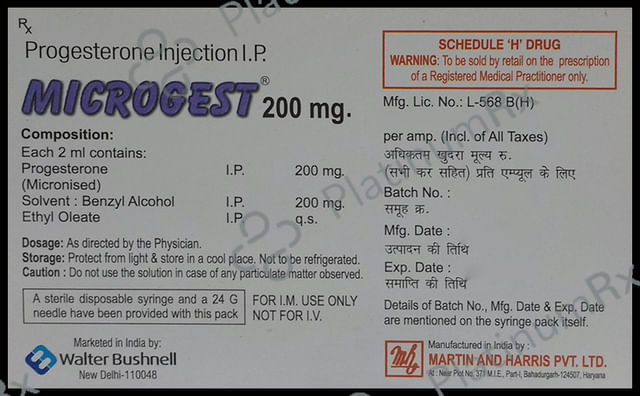 Microgest 200mg Injection