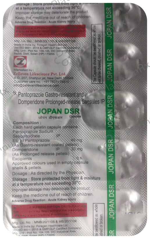 Jopan DSR 30/40mg Capsule 10s