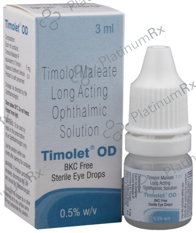 Timolet OD 0.5% BKC Eye Drop 3ml