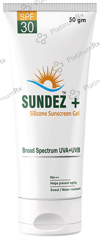 Sundez + Silicone Sunscreen SPF 30 Gel 50gm
