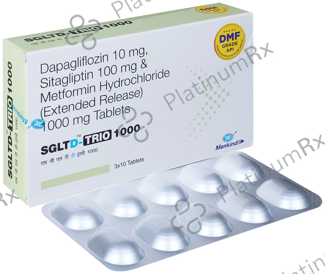 Sgltd Trio 10/1000/100mg Tablet 10s