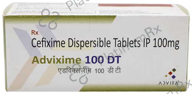 Advixime 100mg Tablet DT 10s