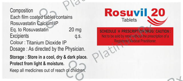 Rosuvil 20mg Tablet 10s