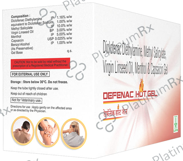 Defenac Hot Gel 30gm