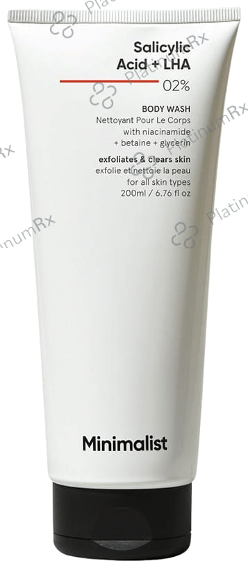 Minimalist Salicylic Acid + LHA 02% Body Wash 200ml