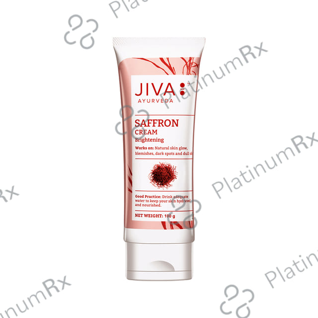 Jiva Ayurveda Saffron Cream Brightening (100gm Each) 1 Tube