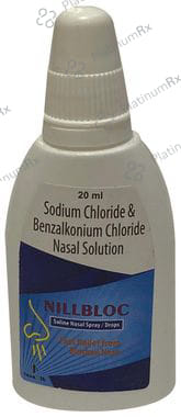 Nillbloc Saline Nasal Spray/Drop