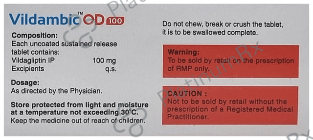 Vildambic OD 100mg Tablet
