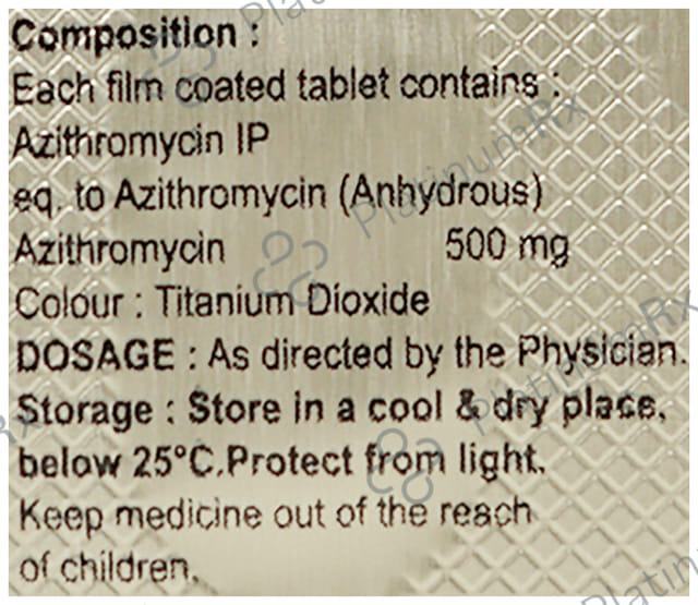 Azicin 500 Tablet 5 Tablet