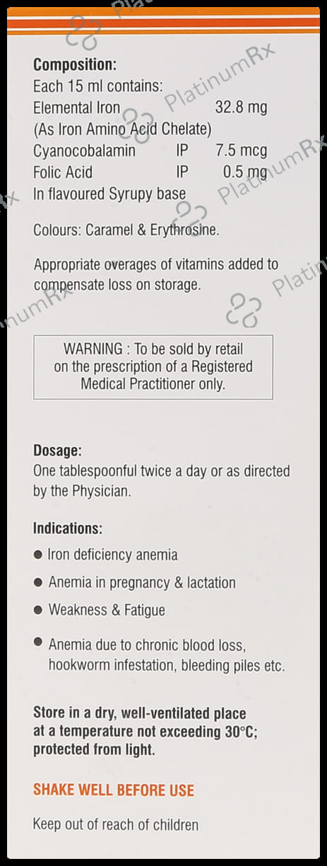 Ferhance Orange Oral Suspension 200ml