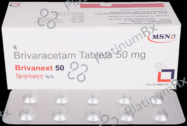 Brivanext 50mg Tablet 10s