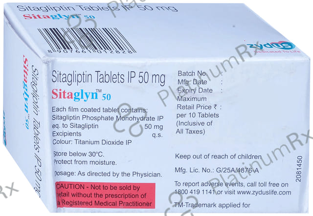 Sitaglyn 50mg Tablet 10s