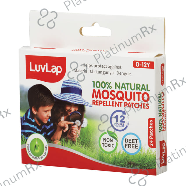 LuvLap 100% Natural Mosquito Repellent Patch 24 patches
