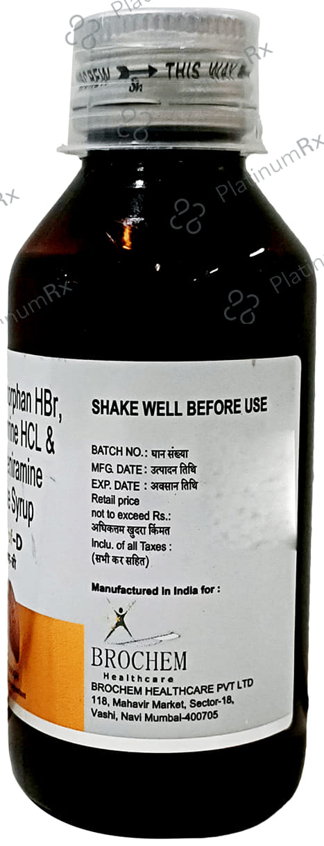 Rufcof D 2/10/5mg Syrup 100ml