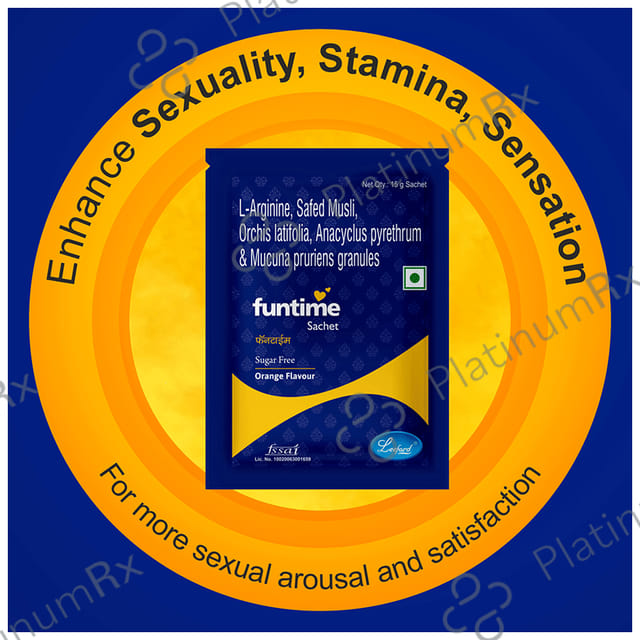 Funtime Sachet Sugar Free Orange