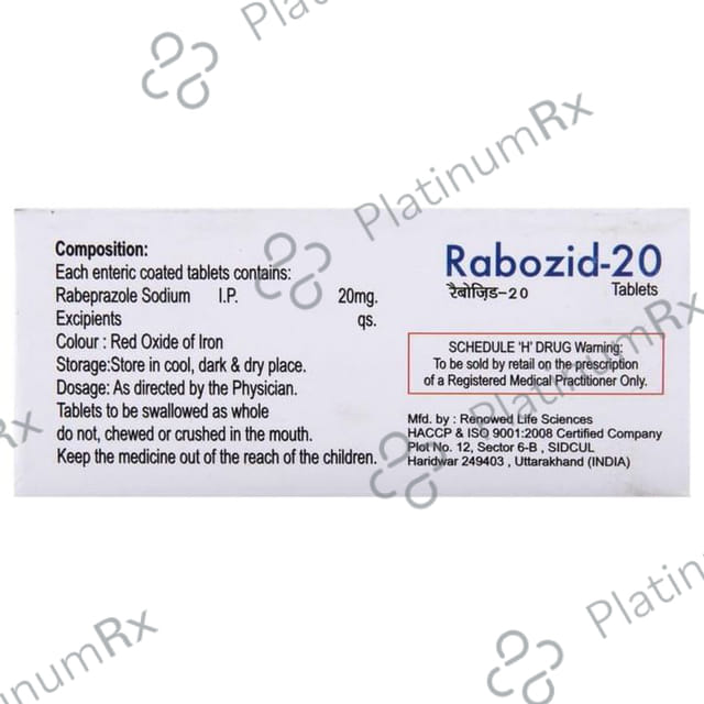 Rabozid 20 Tablet