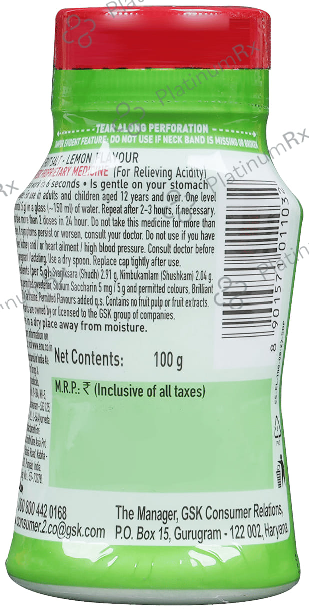 Eno Flavour Lemon Powder 100gm