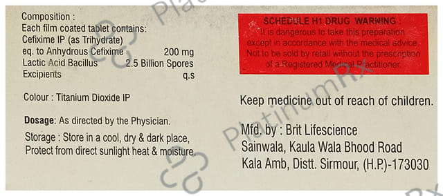 Cefactive LB 200mg Tablet 10s