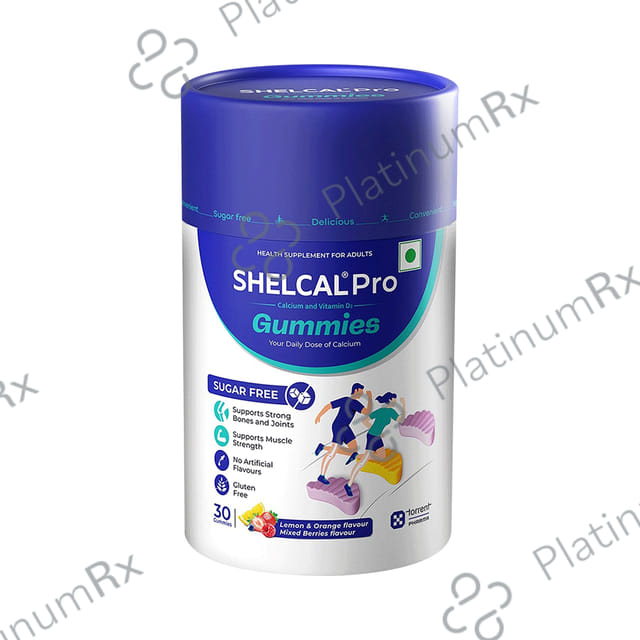 Shelcal Pro Calcium & Vitamin D3 Gummy 30s