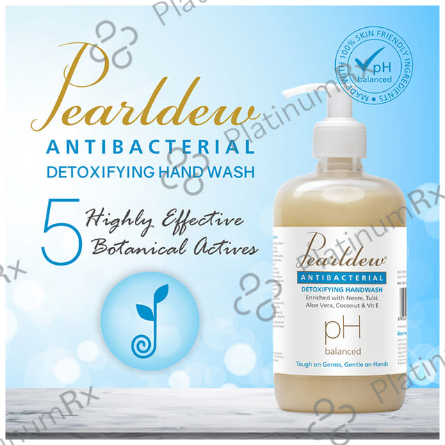 Pearldew Antibacterial Detoxifying Handwash (500ml Each) 1 Bottle