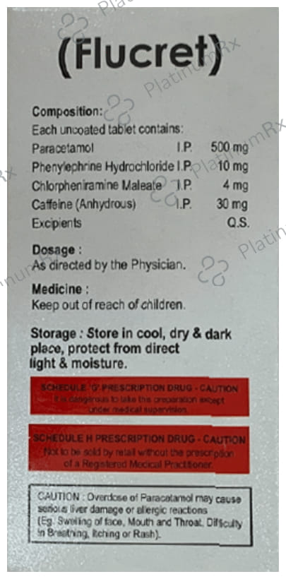 Flucret 30mg Tablet 10s