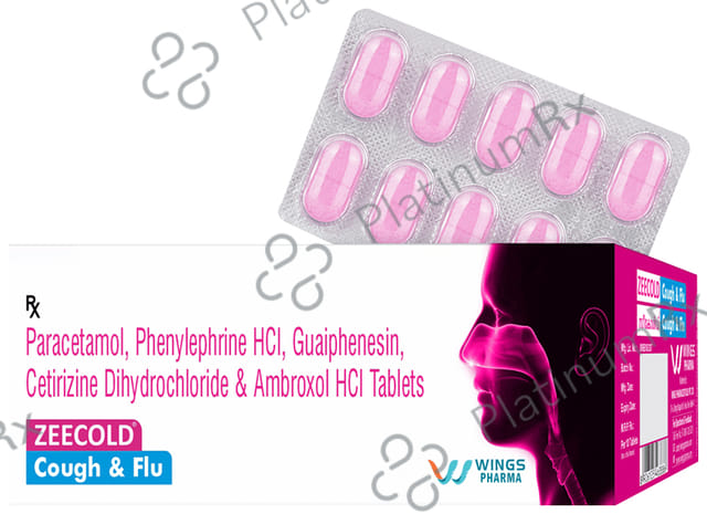 Zeecold Cough & Flu Tablet 10s
