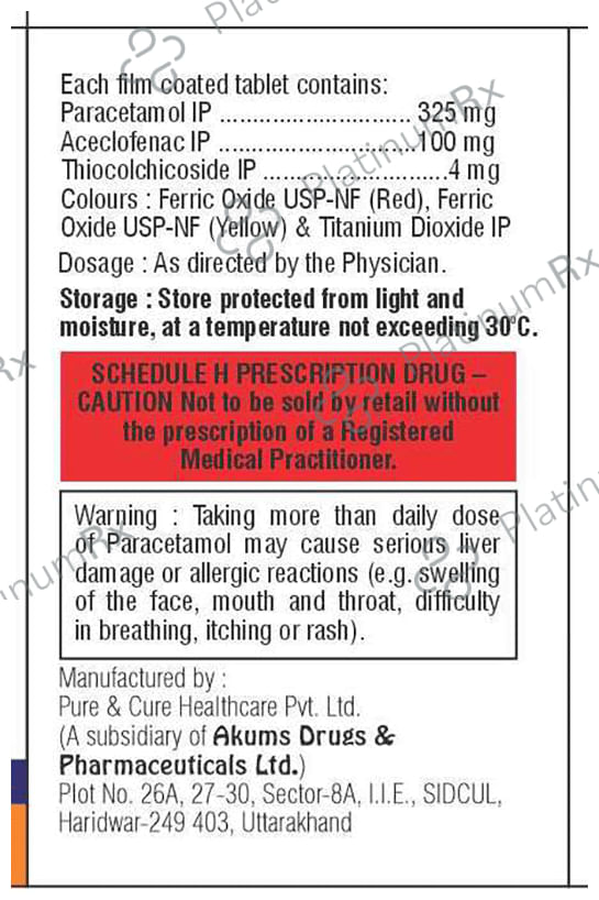 Acelyf TH 4mg Tablet 10s