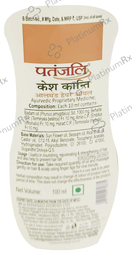 Patanjali Ayurveda Kesh Kanti Almond Kesh Tail