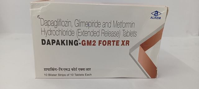 Dapaking GM 2/1000/10mg Forte XR Tablet 10s