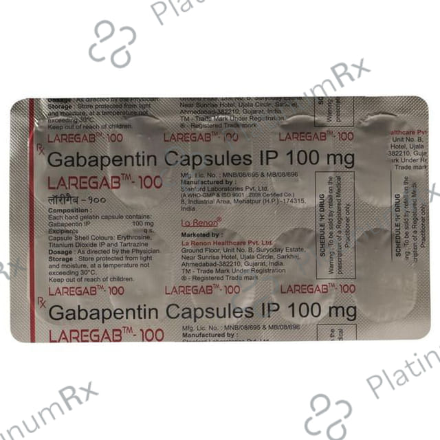 Laregab 100mg Capsule 10s