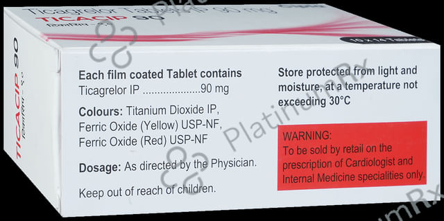 Ticacip 90mg Tablet 14s