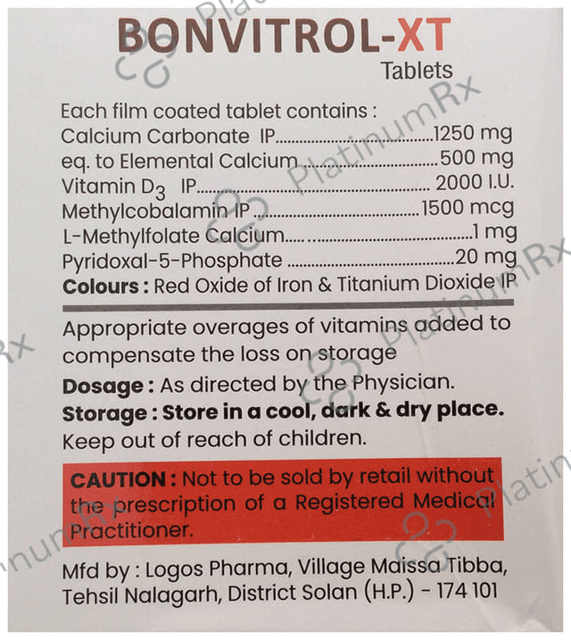 Bonvitrol XT Tablet 15s