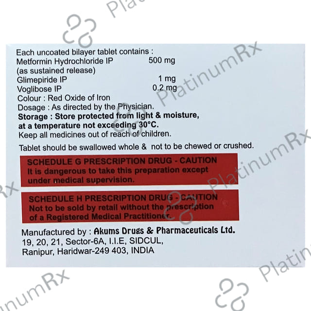 Voglitek-GM 1 Tablet SR