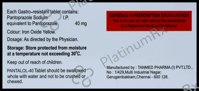 Pantalol 40 Tablet