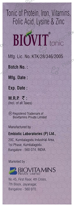 Biovit Tonic 200ml