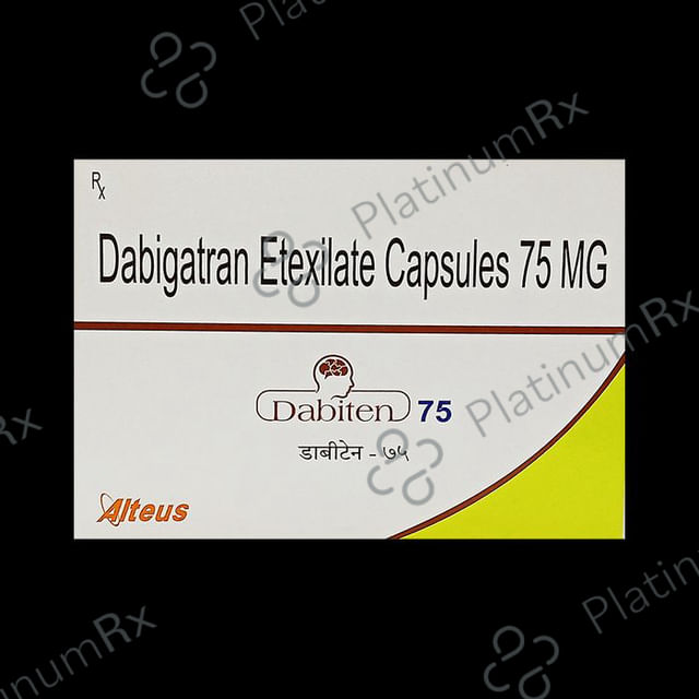 Dabiten 75mg Capsule 10 Capsule